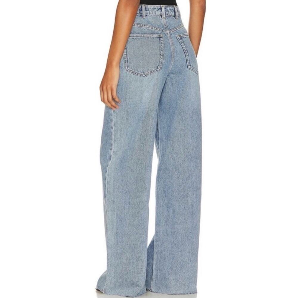 WeWoreWhat Wide Leg Denim Jeans - Light Wash - 28 - New with tags - Picture 8 of 8